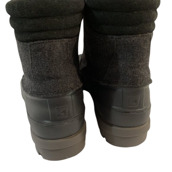 Sperry Men's Avenue Duck Wool Boots Sz 8M Men or 9.5/10 Wm's Water Resistant - Picture 6 of 12